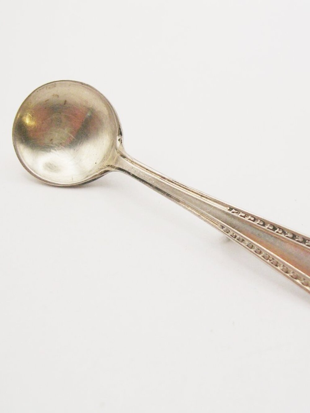 Vintage Amston Sterling Silver Salt Spice Spoon Pin